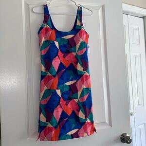 Active wear dress with built in bra & shorts w/ pocket